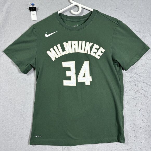 Nike Other - Nike Milwaukee 34 ANTETOKOUNMPO NBA T-Shirt Size Small Dri-Fit